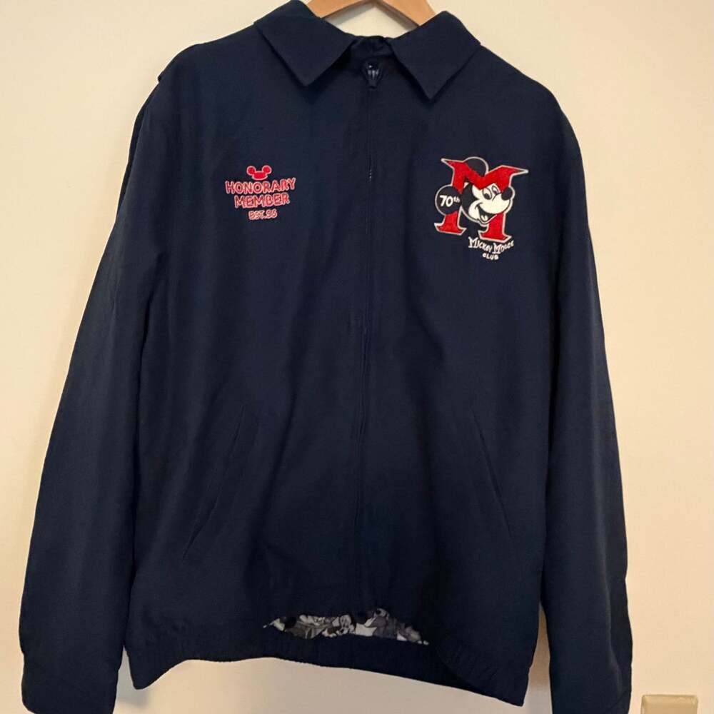 Disney Parks Mickey Mouse Club 70th Anniversary Honorary Member Jacket